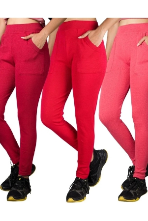 kararo-jeggings-cotton-blend-skinny-fit-red-womens-jeggings-pack-of-3-none