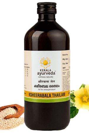 kerala-ayurveda-ksheerabala-thailam-450ml-foot-massage-oil-for-relaxation-and-sleepnon-habit-forming-herbal-sleep-promoter