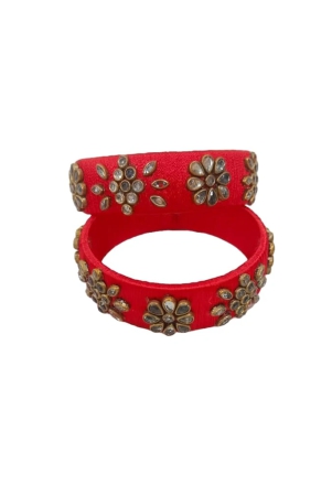 red-silk-thread-bangle-set