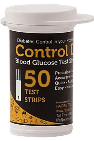 control-d-50-test-strips-hdcdstp50-expiry-aug-2024