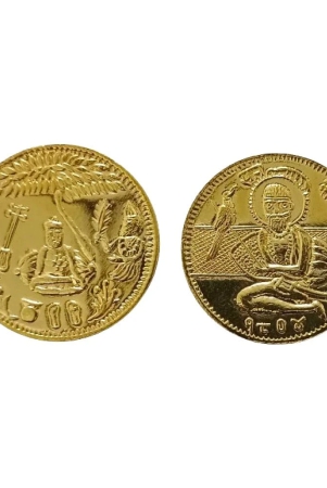 rare-old-vintage-ancient-24kt-gold-plated-sat-kartar-guru-nanak-dev-ji-guru-gobind-singh-ji-token-coin