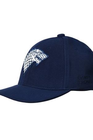 bz-headwear-game-of-thrones-house-of-stark-sigil-hip-hop-cap-for-men-in-navy-blue-pack-of-11u-navy-1n