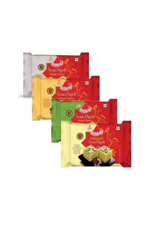 bambino-soan-papdi-combo-pack-of-4-orange-i-pineapple-i-mango-i-buttersctoch-each-200-gms-800-gms