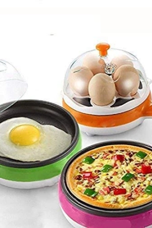 Multifunctional 2 in 1 Electric Egg Boiling Steamer Egg Frying Pan Egg Boiler Electric Automatic off with Egg Boiler Machine Non-Stick Electric Egg Frying Pan