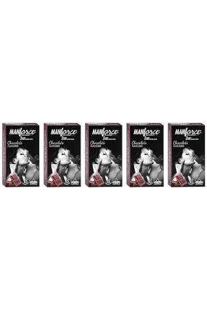 manforce-chocolate-flavor-condom-10-pcs-x-pack-of-5