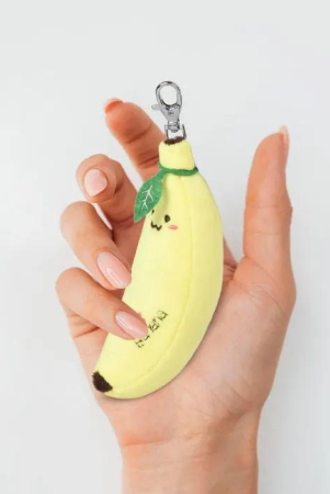 small-banana-plush-key-chain