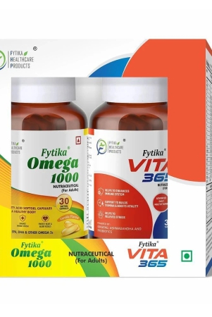 fytika-vita-365-30-tabs-omega-1000-30-caps-combo-pack-of-2