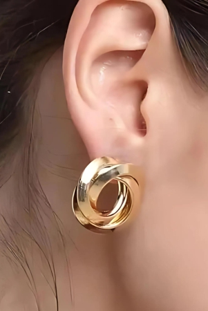 Round Stud Earrings