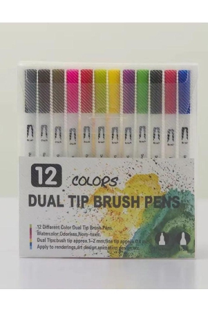 art-markers-dual-tips-coloring-brush-fineliner-color-water-based-marker-pens-set-for-calligraphy-drawing-sketching-bullet-journal-12