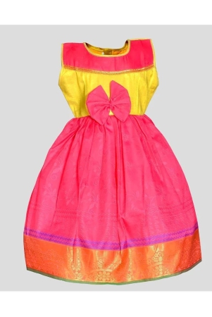 mangopies-pink-yellow-silk-blend-baby-girl-dress-pack-of-1-none