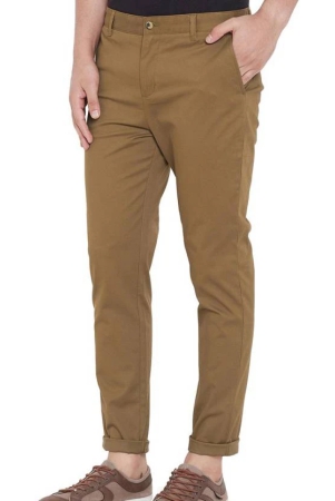 men-regular-fit-khaki-cotton-blend-trousers