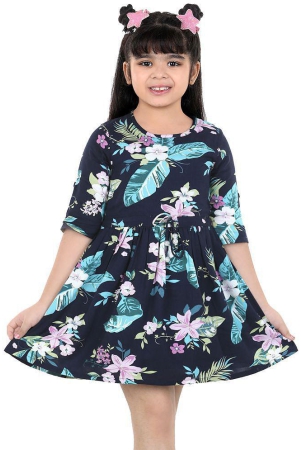 naughty-ninos-girls-navy-blue-floral-printed-fit-flared-dress-none