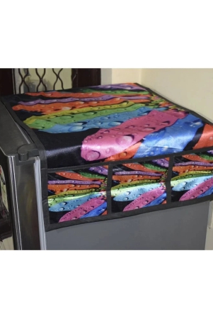 revexo-single-pvc-multicolor-fridge-top-cover-multicolor