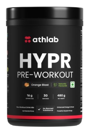 athlab-by-nutrabay-hypr-pre-workout-naturally-flavoured-sweetened-with-monk-fruit-200mg-natural-caffeine-3000mg-l-arginine-2000mg-beta-alanine-2000mg-citrulline-malate-orange-blast-480g