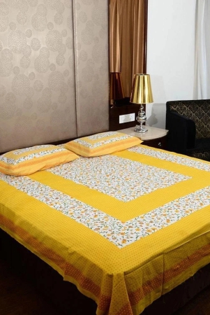 uniqchoice-100-cotton-exclusive-jaipuri-print-double-bed-sheet-with-2-pillow-cover