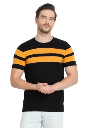 glito-cotton-blend-black-color-block-t-shirt-none