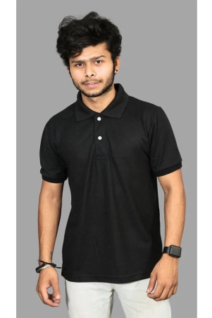 forbro-black-cotton-regular-fit-mens-sports-polo-t-shirt-pack-of-1-none