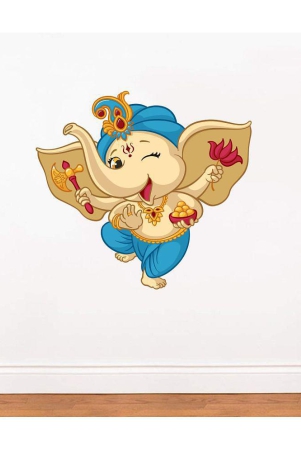 asmi-collection-cheerful-and-dancing-little-god-ganesha-wall-sticker-65-x-60-cms-