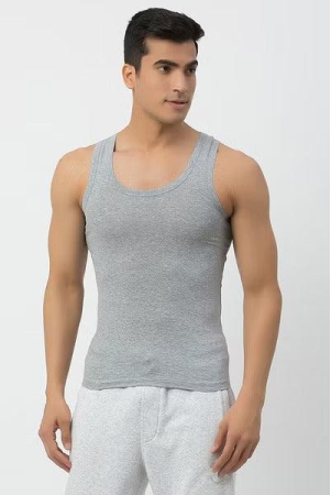 john-players-classic-cotton-vest-l-grey