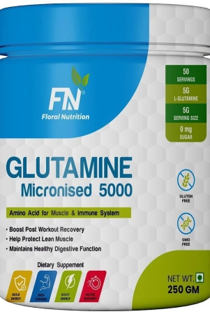 floral-nutrition-glutamine-powder-for-muscle-recovery-growth-support-intense-workout-250-gm