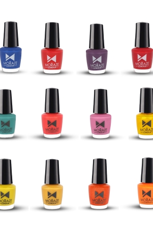 mini-nail-polish-pack-of-12-summer-shalala-moon-magic-inbox-haughty-forest-kiss-crystal-coral-chris-aqua