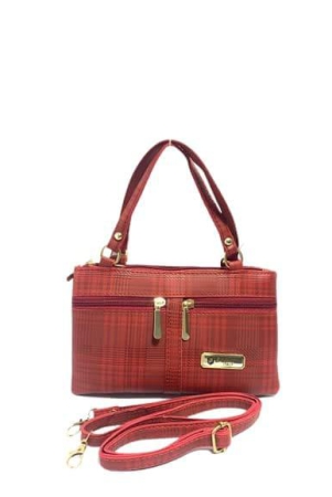 ladies-checkered-hand-bag-women-ladies-pu-leather-sling-bag-with-adjustable-shoulder-strap-for-girls