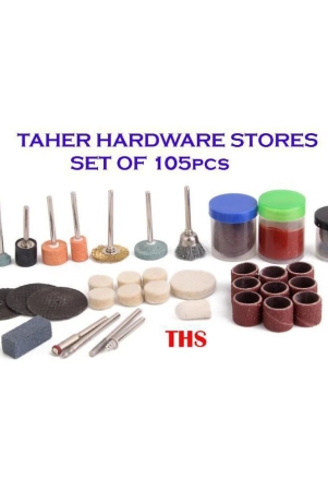 taher-hardware-cutting-grinding-electric-polishing-engraving-drill-bits-rotary-set-multicolour-105pcs