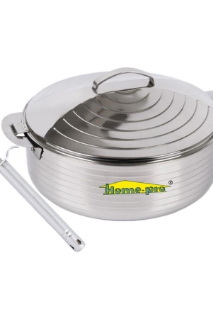 homepro-casserole-3500ml-gas-lighter-silver-steel-serve-casserole-set-of-2-3500-ml-silver