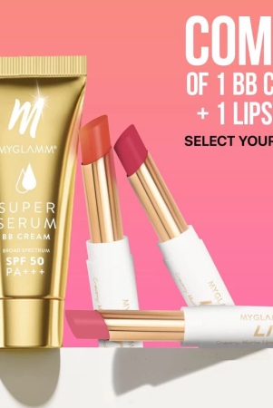 myglamm-super-serum-bb-cream-15g-lit-creamy-matte-lipstick