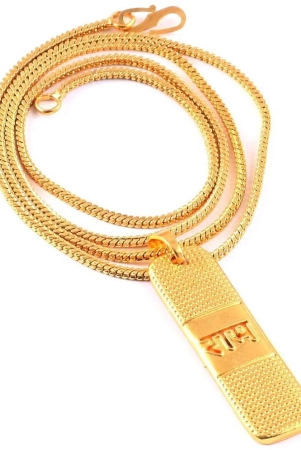 Jewar Mandi Golden Pendant ( Pack of 1 ) - Golden