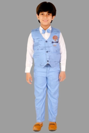 dkgf-fashion-light-blue-cotton-blend-boys-shirt-pants-pack-of-1-none