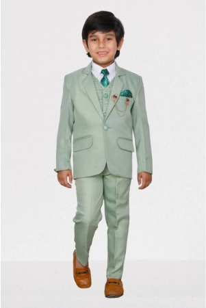 dkgf-fashion-green-polyester-boys-suit-pack-of-1-none