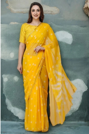 clafoutis-chiffon-dyed-saree-without-blouse-piece-yellow-pack-of-1-yellow