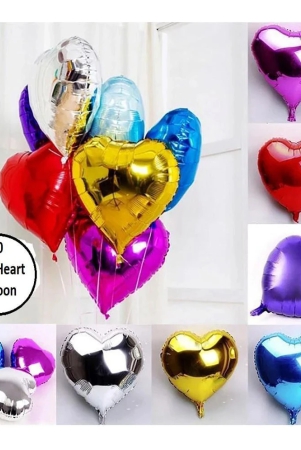 kiran-enterprises-10pcs-multicolor-heart-foil-balloon