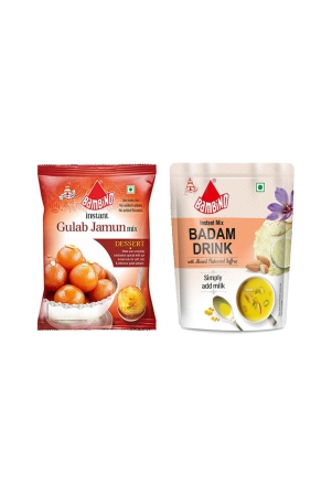 bambino-instant-combo-mix-gulab-jamun-mix-1-kg-i-badam-drink-mix-1-kg