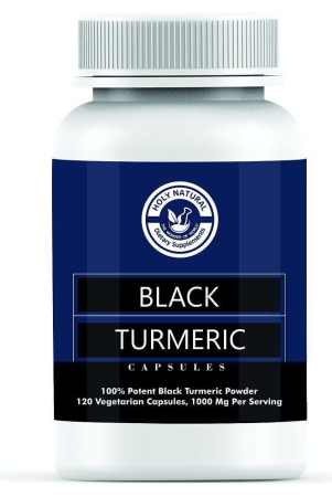 Holy Natural Black Turmeric Capsule - 120 100 gm Vitamins Capsule