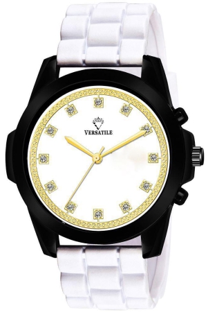 versatile-white-silicon-analog-mens-watch