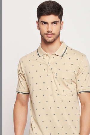 uniberry-cotton-blend-regular-fit-printed-half-sleeves-mens-polo-t-shirt-beige-pack-of-1-none