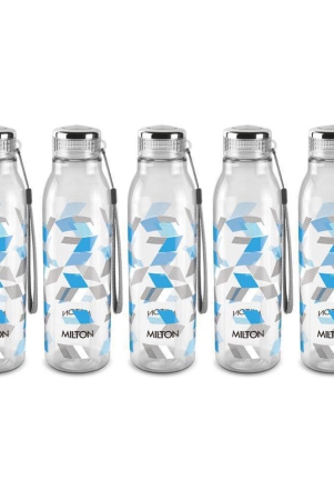 milton-helix-1000-pet-water-bottle-set-of-5-1-litre-each-blue-blue