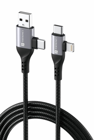 portronics-konnect-4-in-1-unbreakable-nylon-braided-multi-functional-fast-charging-cable-black