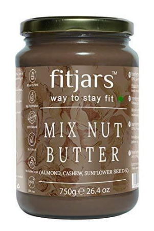 fitjars-stone-ground-keto-vegan-all-natural-gourmet-mix-nut-butter-almonds-cashewssunflower-seeds-750-gm