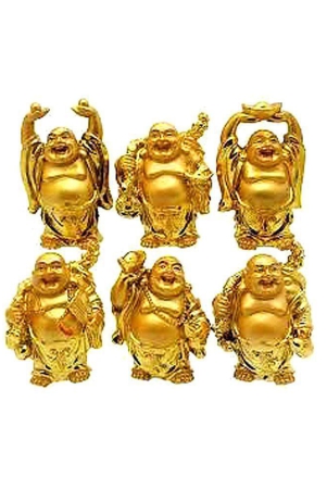 isteel-golden-set-of-laughing-buddha-6-pcs