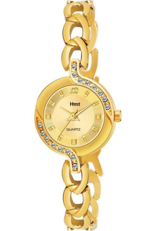 hamt-gold-metal-analog-womens-watch