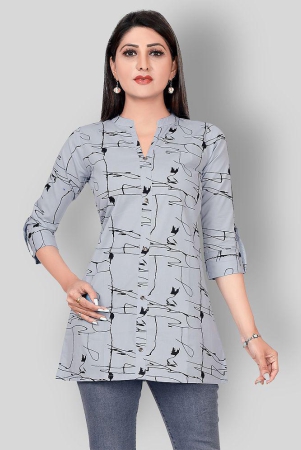 meher-impex-light-grey-cotton-womens-straight-kurti-pack-of-1-s