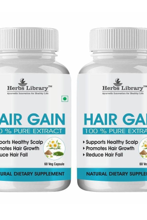 herbs-library-hair-gain-herbal-supplement-for-hair-growth-60-capsules-each-pack-of-2