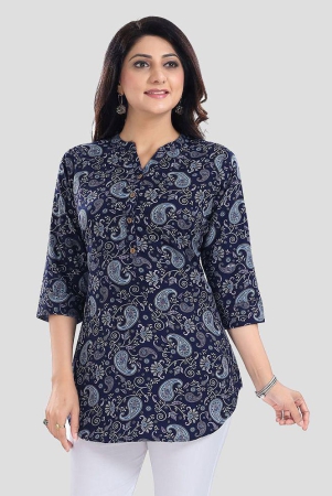 meher-impex-blue-crepe-womens-tunic-pack-of-1-none
