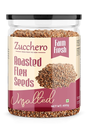 zucchero-roasted-flaxseed-unsalted-400g-omega-3-super-food-nutty-flavour-dry-roasting-oil-free-slow-baked-seeds