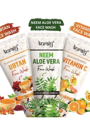 kuraiy-facial-cleanser-face-washing-remove-blackhead-face-wash-pack-of-3