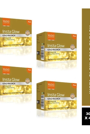 vlcc-insta-glow-gold-bleach-30-g-pack-of-4