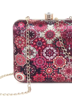 pink-with-multicolor-printed-party-hand-cluth-cum-sling-bag